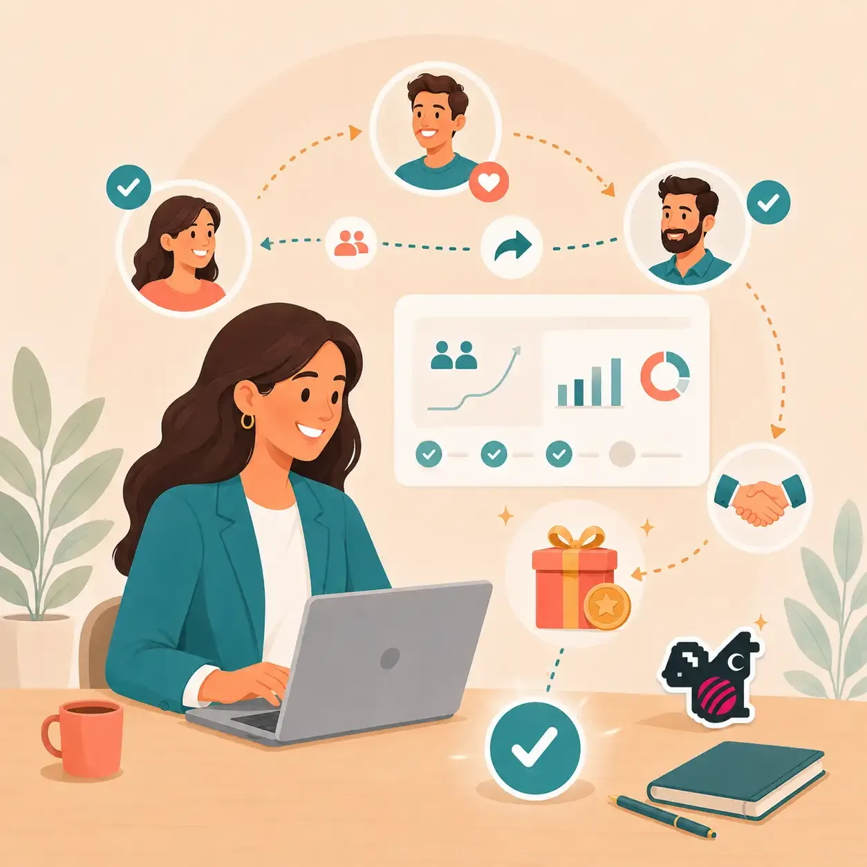 Une entreprise mobilise ses clients ambassadeurs pour recevoir des recommandations via Beezy'Up